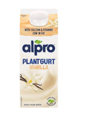 Ферментированный соевый продукт Alpro Plantgurt Vanilja 750г ваниль
