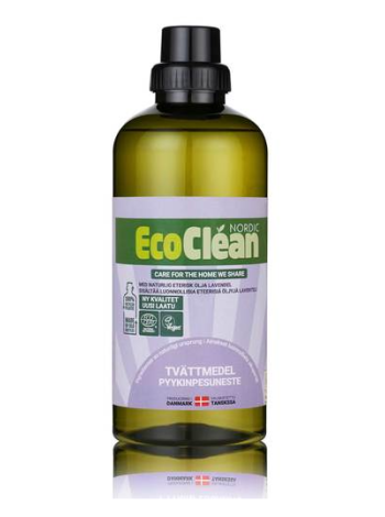 Жидкий стриральный порошок Eco Clean 1л с ароматом эфирных масел