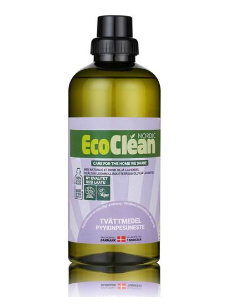 Жидкий стриральный порошок Eco Clean 1л с ароматом эфирных масел