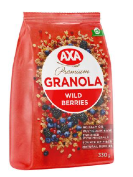 Мюсли AXA Müsli Wild Berries 330г с ягодами 