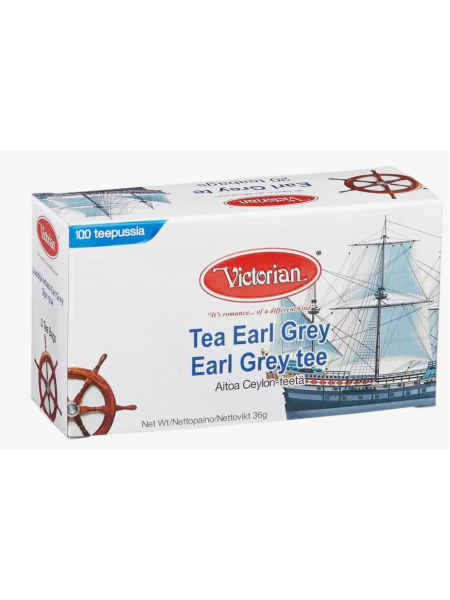 Черный чай Victorian Earl Grey 100шт с бергамотом