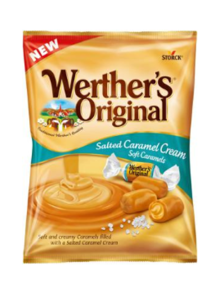 Конфеты Werther's Original 125 г соленым карамельным кремом 
