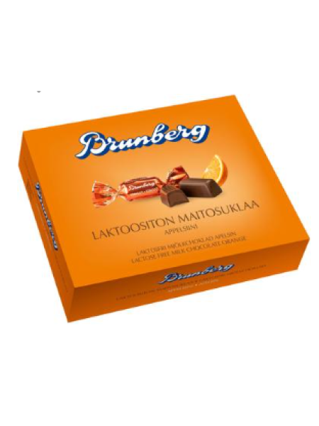 Шоколадные конфеты со вкусом апельсина Brunberg 250г без лактозы 