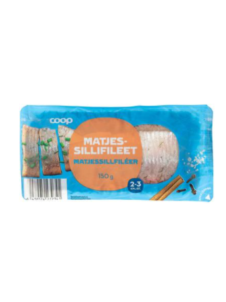 Исландское филе сельди Coop Matjessillifileet 150 г матиас