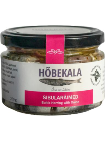 Маринованная сельдь с луком Hobekala Sibularäimed 250г