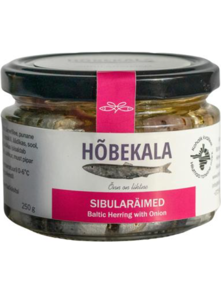 Маринованная сельдь с луком Hobekala Sibularäimed 250г