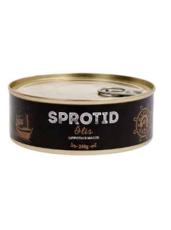 Шпроты в масле Sprotid õlis 240 г в ж/б