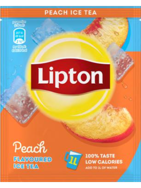 Порошковый холодный чай Lipton 50г со вкусом персика 