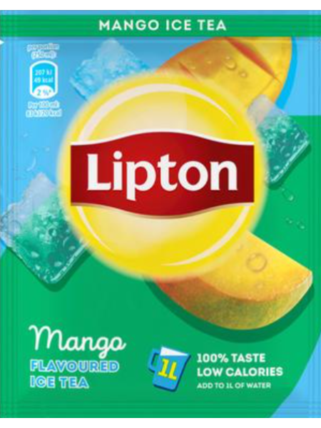 Порошковый холодный чай Lipton 50г со вкусом манго