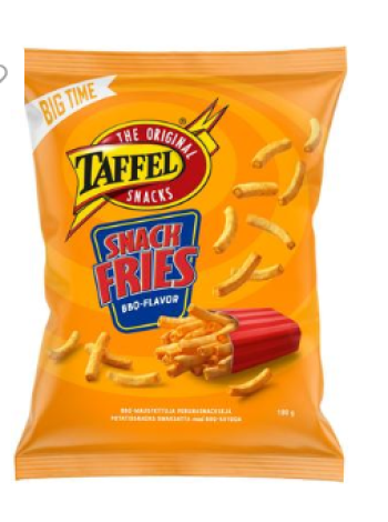 Картофельные палочки со вкусом барбекю Taffel Snack Fries 180г