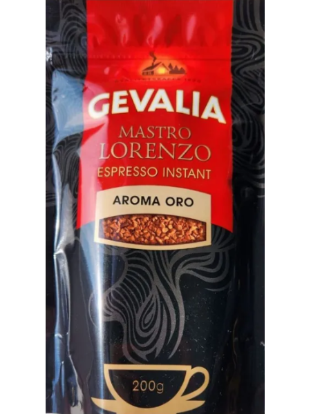 Кофе растворимый Gevalia Mastro Lorenzo Espresso Instant Aroma Oro 200 г 