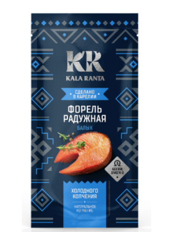 Форель радужная холодного копчения кусок балыка Карелия