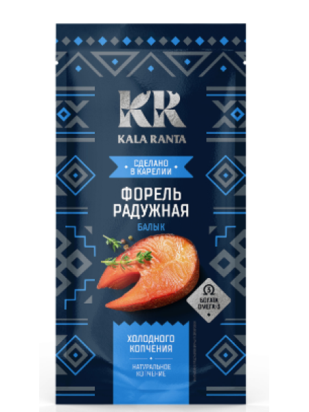 Форель радужная холодного копчения кусок балыка Карелия