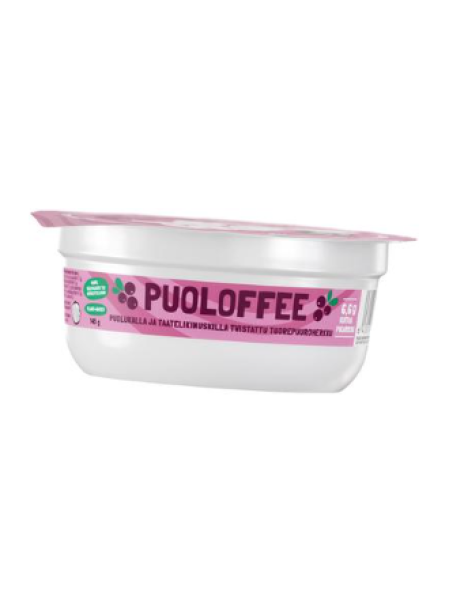 Овсяная каша - мусс с брусникой и финиковым кремом Twisted Oats Pooloffee Fresh Porridge Delicacion 145 г