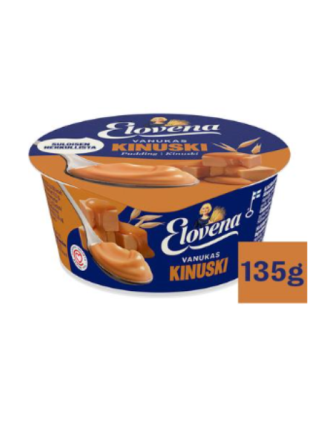 Овсяный пудинг со вкусом ириски Elovena kinuski vanukas 135г