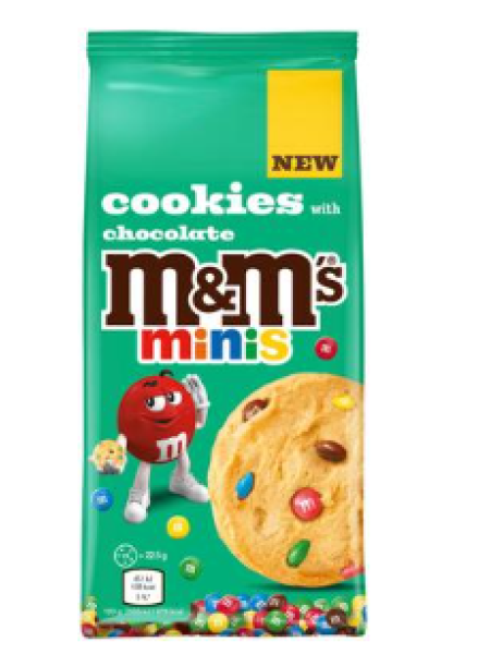 Печенье с шоколадом M&M’s Cookies with chocolate 180г НОВИНКА!!!!!!!!!!!!