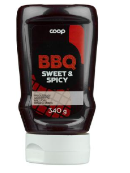 Соус барбекю Coop BBQ Sweet & Spicy 340 г