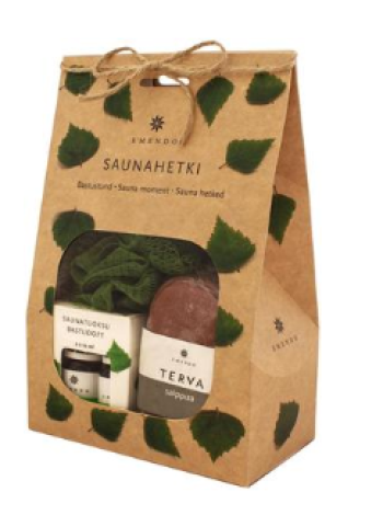 Подарочный набор для сауны Emendo bastustund natural