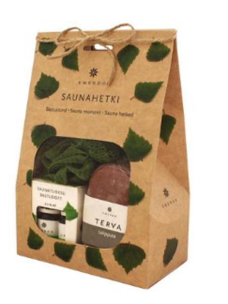 Подарочный набор для сауны Emendo bastustund natural