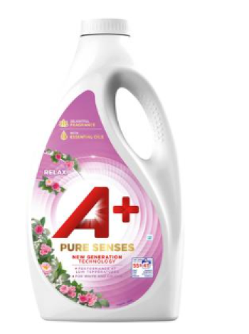 Жидкий стиральный порошок A+ Pure Senses Relax 2,475 л