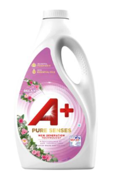 Жидкий стиральный порошок A+ Pure Senses Relax 2,475 л