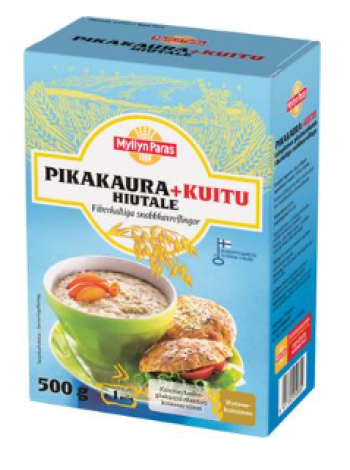 Каша быстрого приготовления Myllyn Paras Instant Oatmeal+Fiber 500г