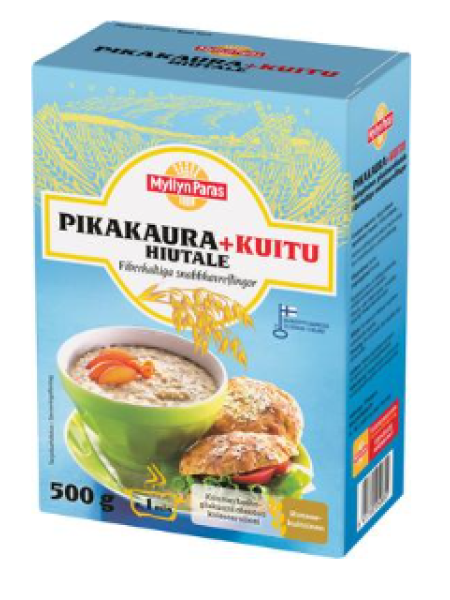 Каша быстрого приготовления Myllyn Paras Instant Oatmeal+Fiber 500г