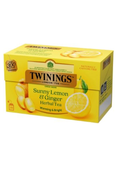 Травяной чай Twinings Sunny Lemon & Ginger 20x1,5 г