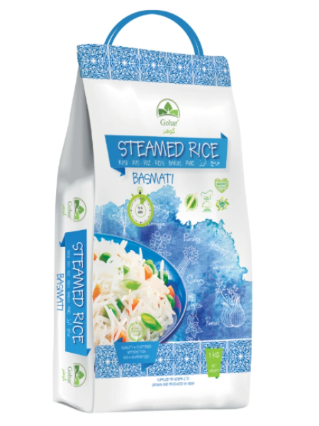 Рис басмати пропаренный GOHAR Steamed Basmatiriisi 1 кг 