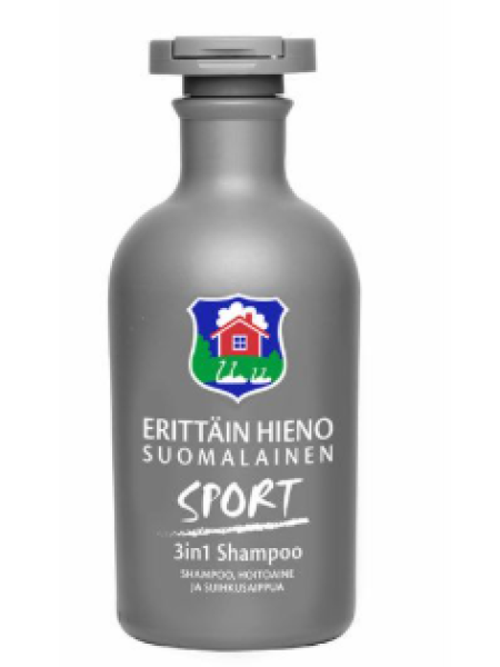 Шампунь Erittain Hieno Suomalainen Sport 3 in 1 спортивный 