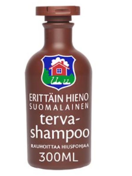 Шампунь Erittäin Hieno Suomalainen Tervashampoo 300 мл дегтярный