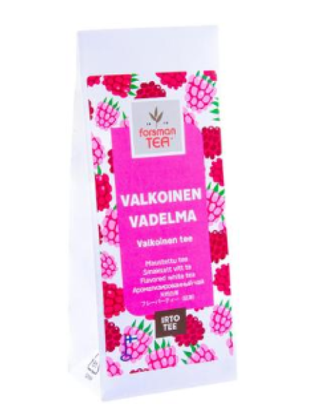 Белый чай со вкусом белой малины Forsman tea Valkoinen Vadelma 30 г