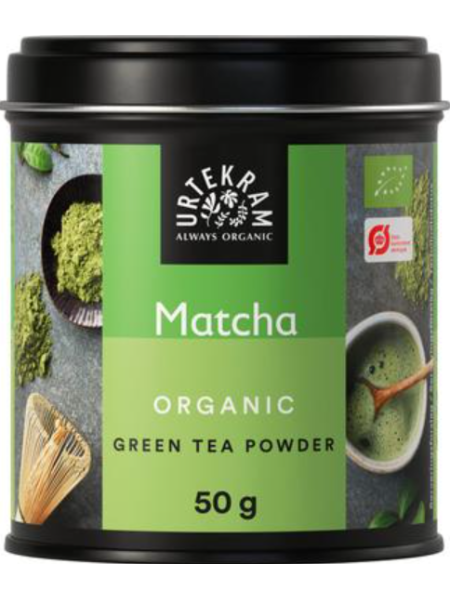 Порошок зеленого чая матча Urtekram Luomu Matcha-teejauhe 50г