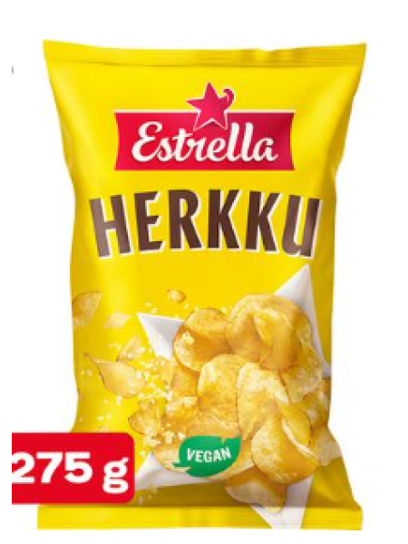 Чипсы картофельные  Estrella Herkku 275 г