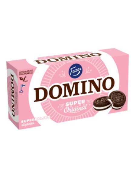 Печенье с начинкой со вкусом ванили Fazer Domino Super Original 345г 22шт