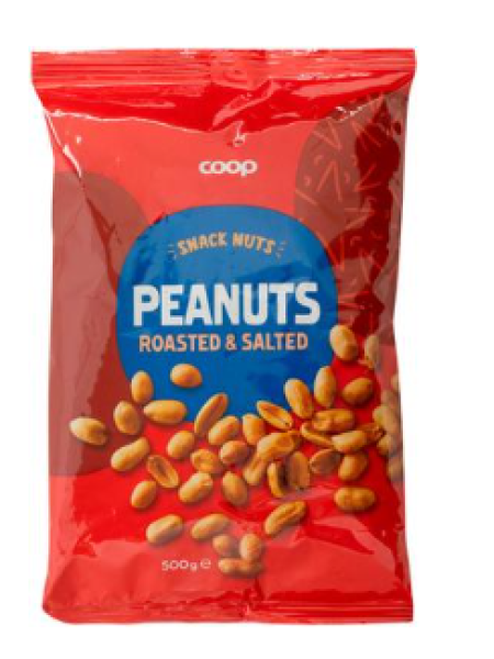 Арахис с солью Coop suolapähkinät 500 г