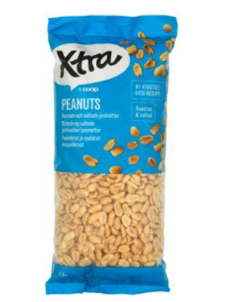 Арахис жареный соленый Xtra Peanuts 1000г