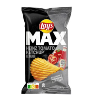 Картофельные чипсы Lay's MAX Heinz со вкусом томатного кетчупа 185 г