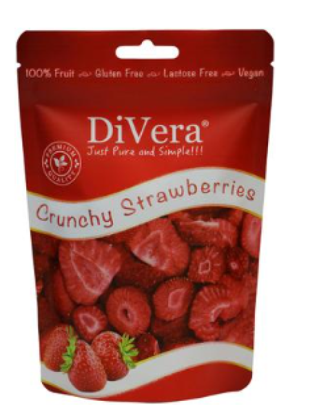 Сублимированная нарезанная клубника DiVera Just Pure and Simple!!! 20 г