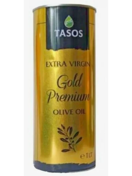 Оливковое масло TASOS Extra Virgin, Olive Oil Gold Premium 1л первый холодный отжим