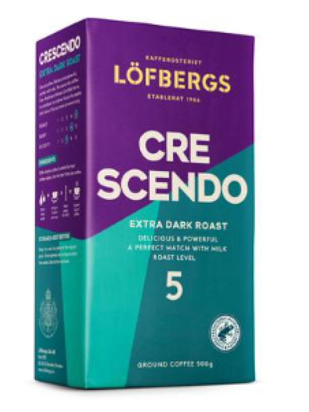 Молотый кофе Löfbergs Crescendo №5 500г