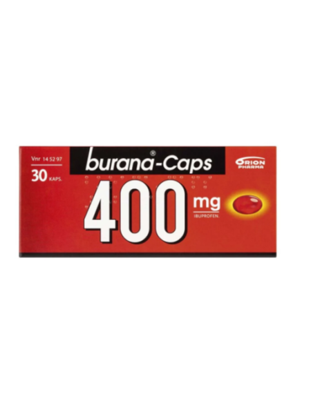 Обезболивающие капсулы BURANA-CAPS 400мг 30шт