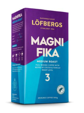 Молотый кофе Löfbergs Magnifika № 3 500г