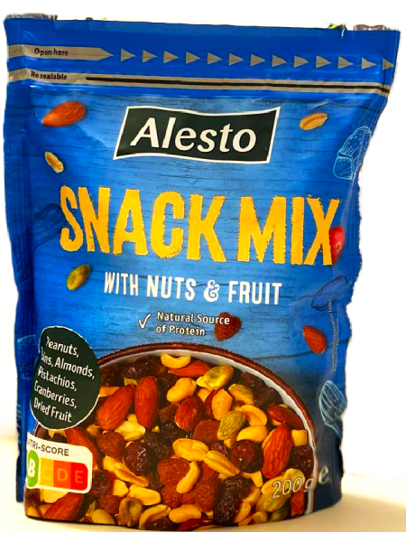 Смесь орехов и сухофруктов Alesto Nuts Fruits Mix 200г