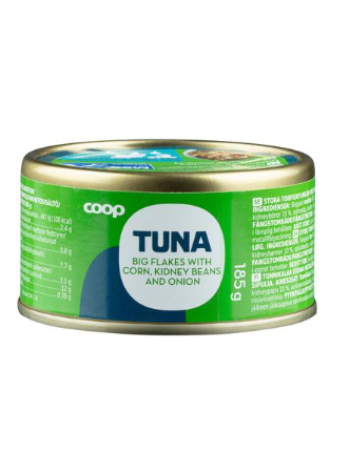 Крупные хлопья тунца по-мексикански Coop tonnikala hiutaleina Mexican style MSC 185г
