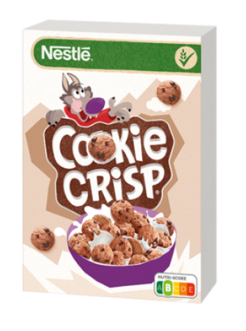 Сухой завтрак Nestle cookie crisp 250г со вкусом шоколада с витаминами и минералами