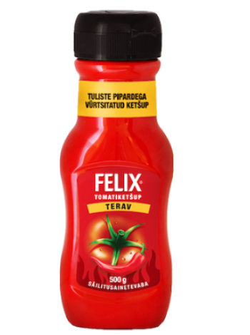 Кетчуп томатный острый FELIX tomatiketšup 500г