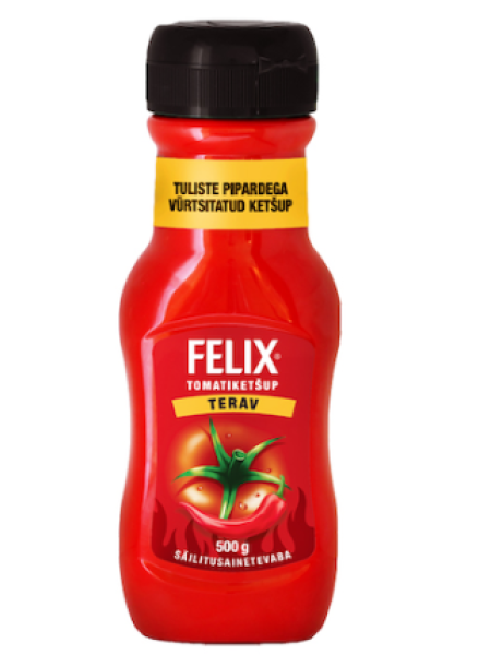 Кетчуп томатный острый FELIX tomatiketšup 500г