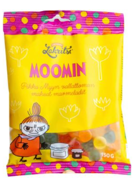 Мармелад Lakritsi Moomin Pikku Myyn 150г