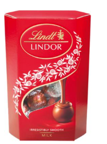Шарики из молочного шоколада с мягкой начинкой Lindt LINDOR 500г